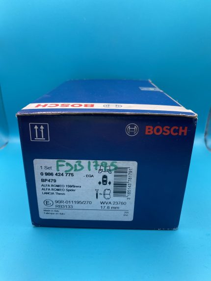 PASTICCHE POSTERIORI BOSCH ALFA ROMEO 159 BRERA SPIDER LANCIA THESIS