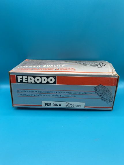 PASTICCHE ANTERIORI FERODO FORD FIESTA (ALB) 04/89> ESCORT MKIII 09/80-10/90 SIERRA 1.3 1.6 (NO ABS) 82-02/93 SAPPHIRE (NO ABS) 03/87-02/93